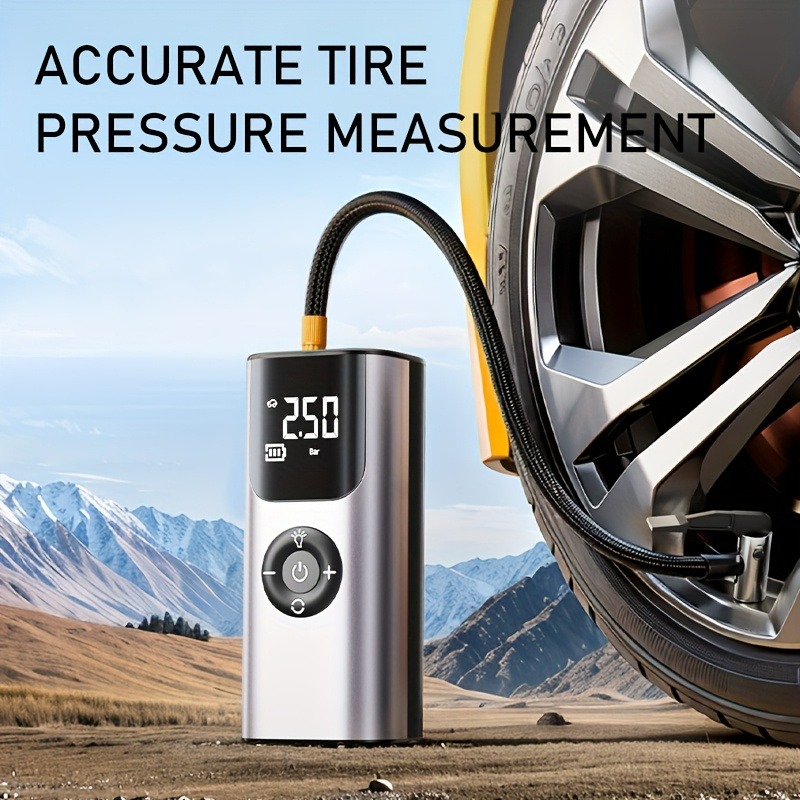 Portable Car Air Pump Tire Inf - огляд і ціна Car Portable Tire Inflator
