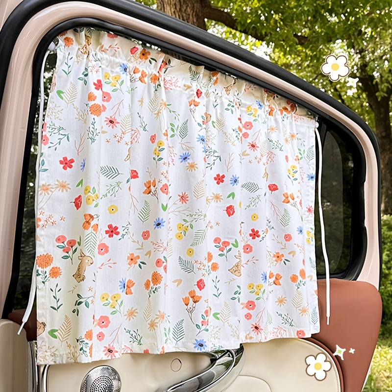 Cartoon Pattern Car Window Cur - огляд і ціна Car Accessories You Must Have