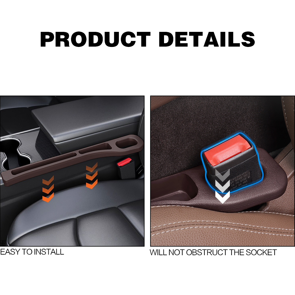 2PCS New Car Seat Gap Filler B - огляд і ціна Car Accessories Quirky