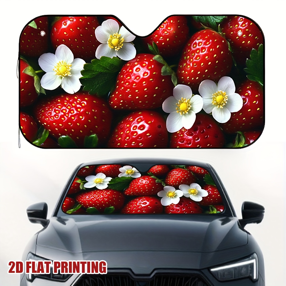 1pc Strawberries and Blossoms  - огляд і ціна Car Accessories You Must Have