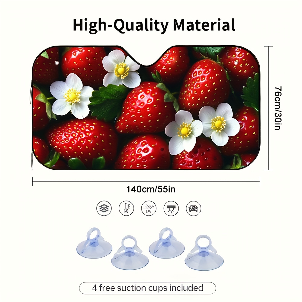 1pc Strawberries and Blossoms  - огляд і ціна Car Accessories You Must Have