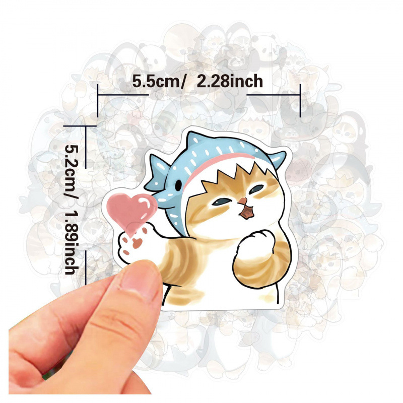 Mofusand Cute Stickers for  Fu - огляд і ціна Car Accessories Quotes