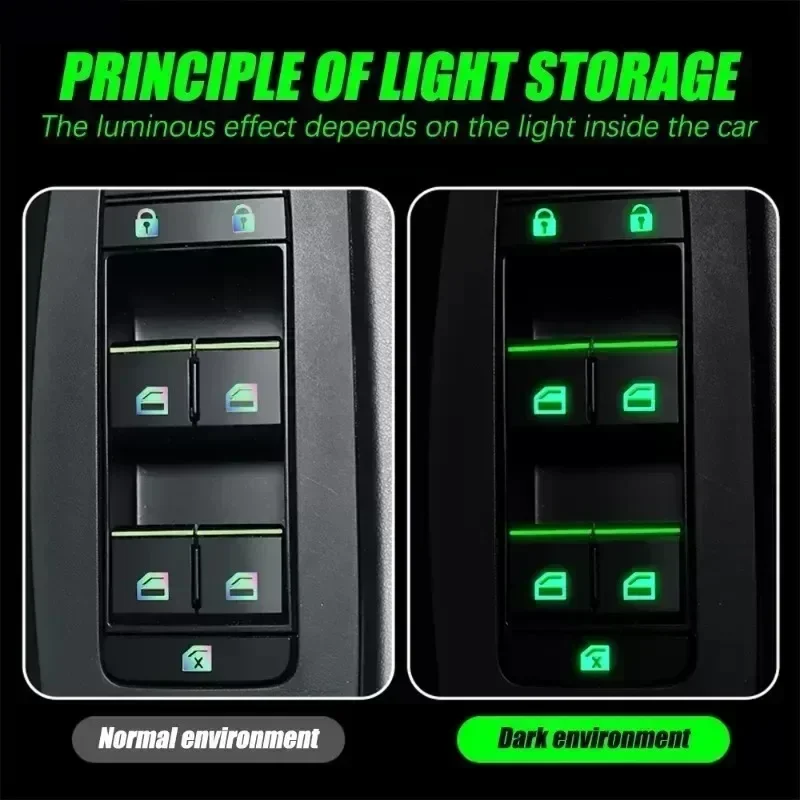 1 Set Glow-in-the-Dark Car But - огляд і ціна Car Accessories For Inside