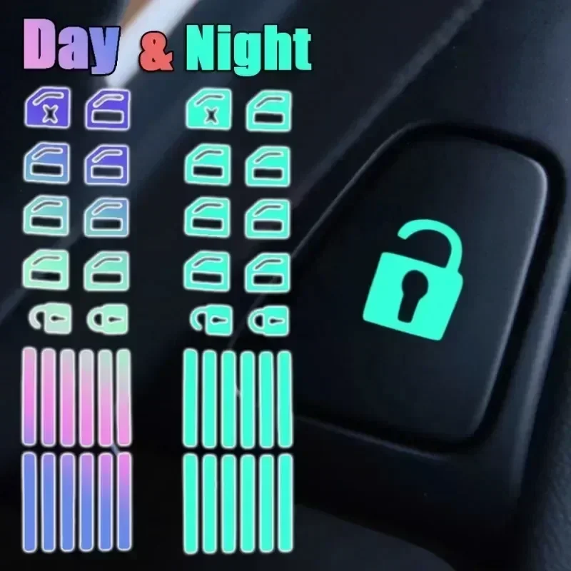 1 Set Glow-in-the-Dark Car But - огляд і ціна Car Accessories For Inside