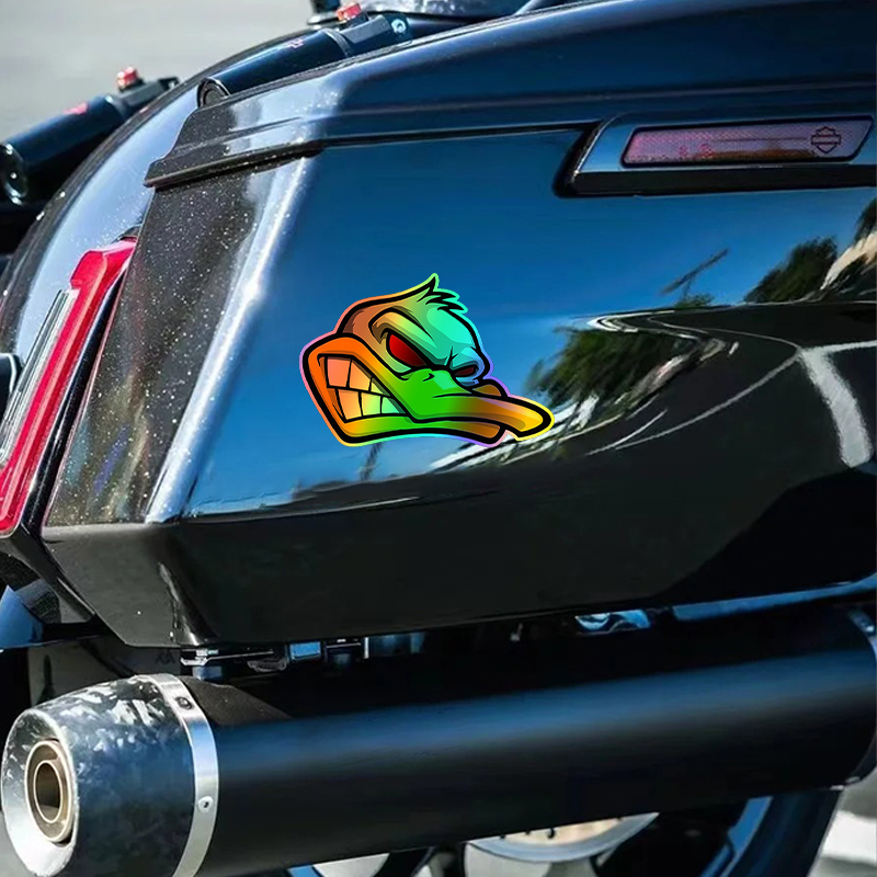 1PC Funny Cartoon Angry Duck H - огляд і ціна Car Accessories Quotes