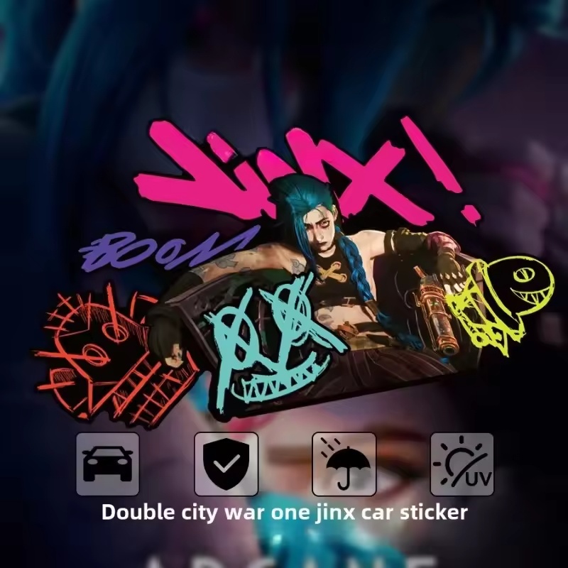 Arcane Jinx Graffiti Reflectiv - огляд і ціна Car Accessories Quotes