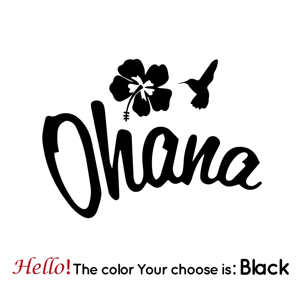 Personality Ohana Car Stickers - огляд і ціна Car Accessories Quotes