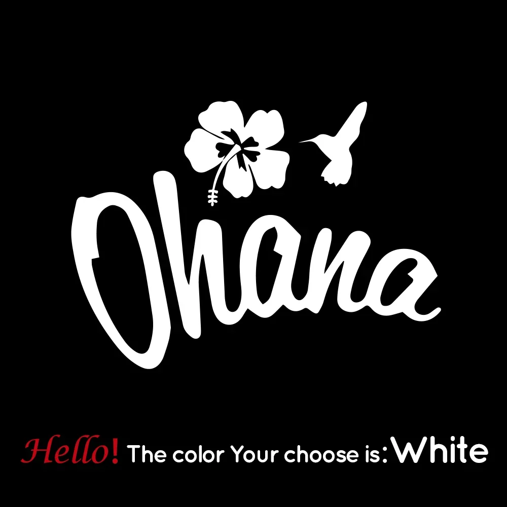 Personality Ohana Car Stickers - огляд і ціна Car Accessories Quotes