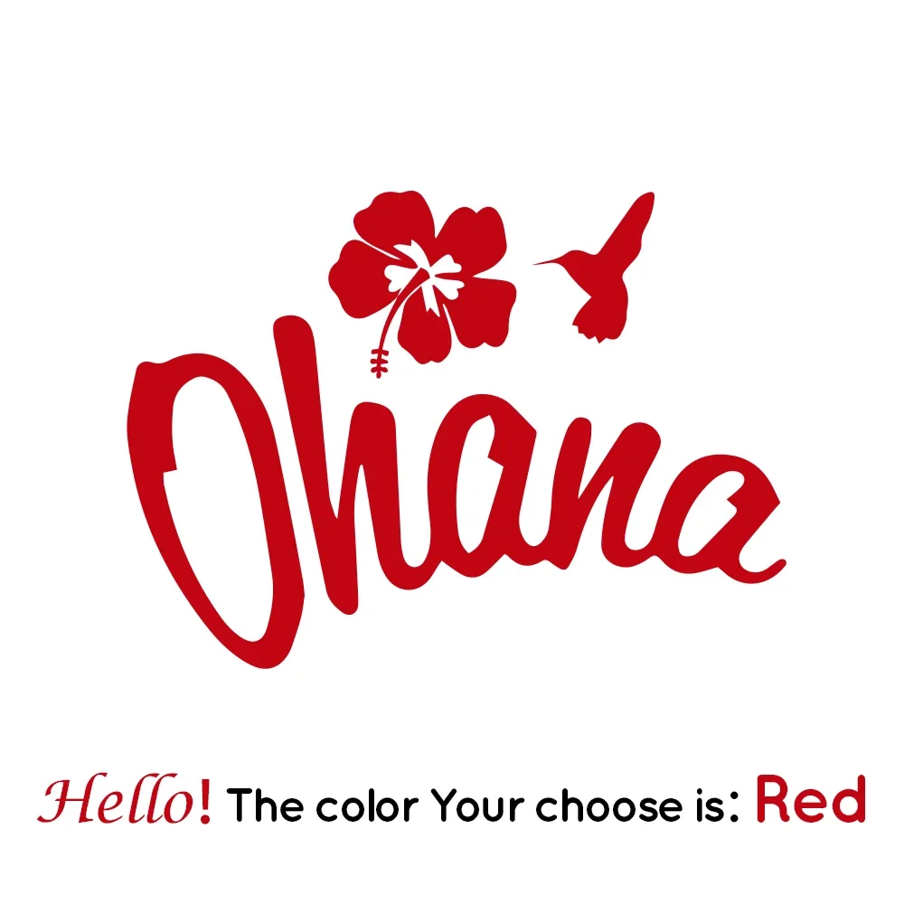 Personality Ohana Car Stickers - огляд і ціна Car Accessories Quotes