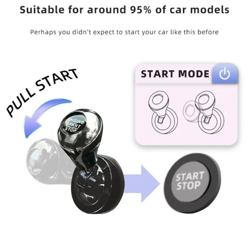 Car One-Touch Start Button wit - огляд і ціна Car Accessories Essentials